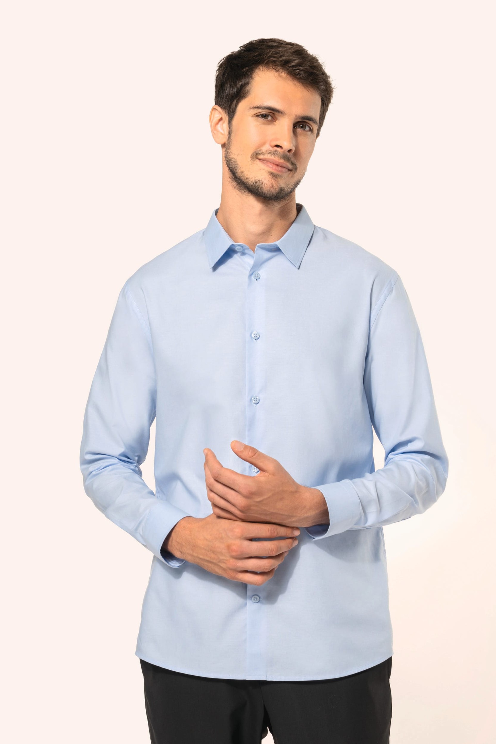 Camisa Oxford manga comprida - K595