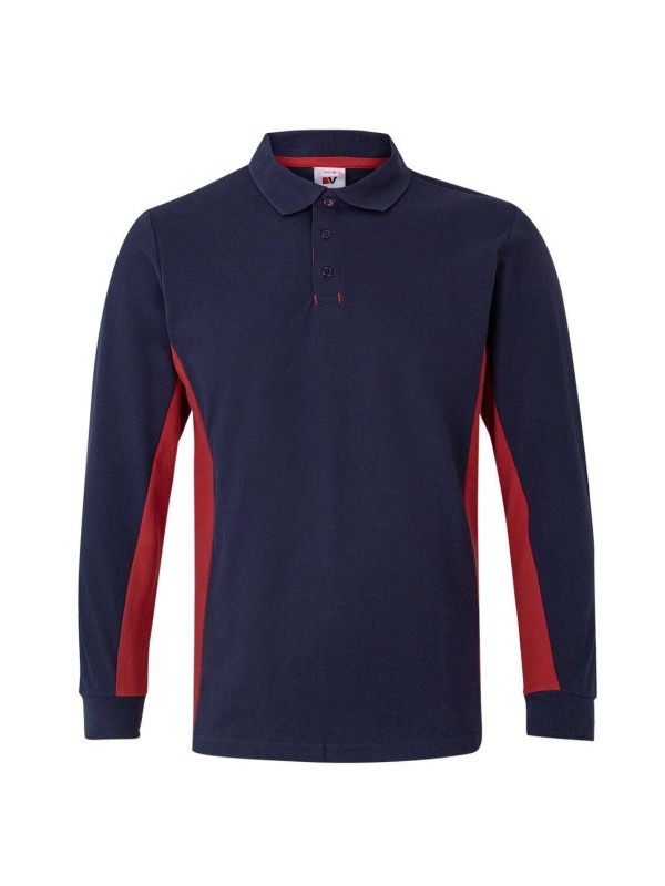 Polo Bicolor Manga Comprida S�rie 105514