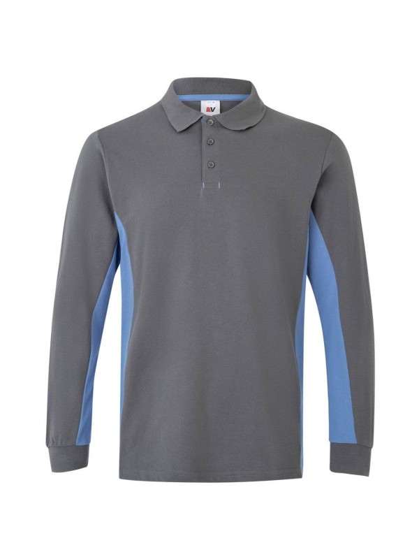 Polo Bicolor Manga Comprida S�rie 105514