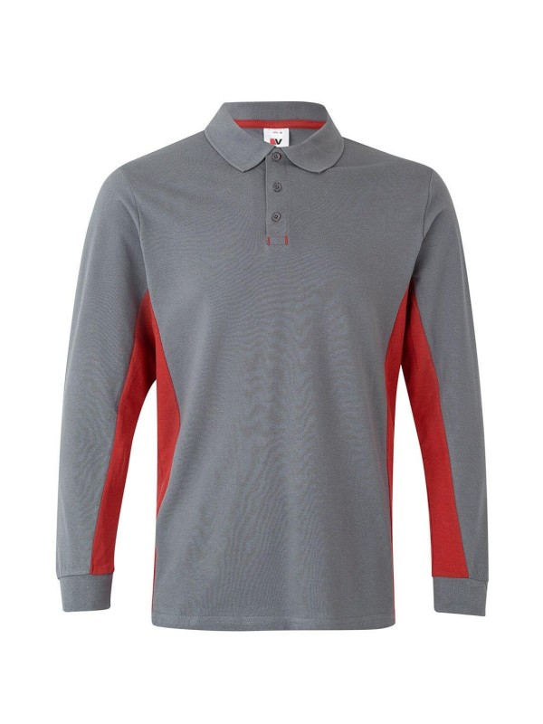 Polo Bicolor Manga Comprida S�rie 105514