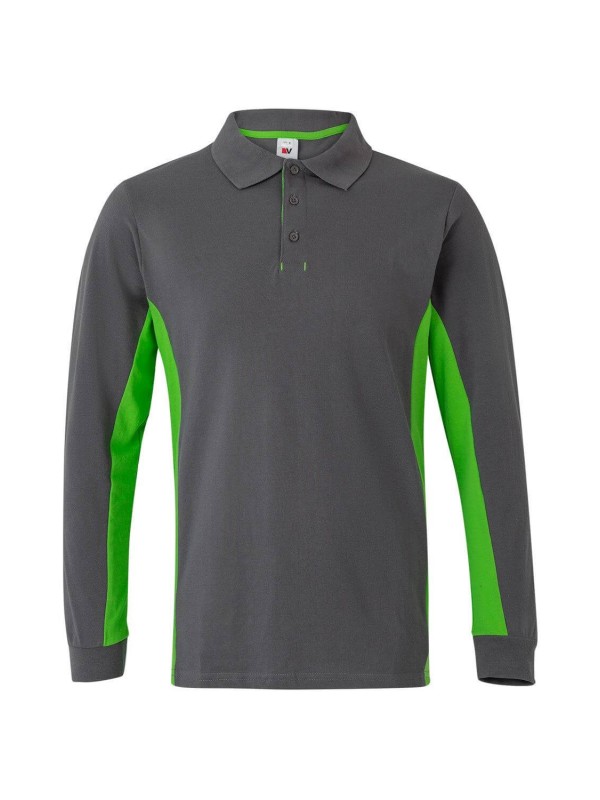 Polo Bicolor Manga Comprida S�rie 105514