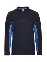 Polo Bicolor Manga Comprida S�rie 105514