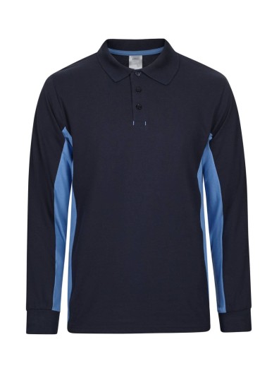Polo Bicolor Manga Comprida S�rie 105514