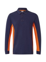 Polo Bicolor Manga Comprida S�rie 105514