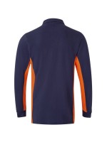 Polo Bicolor Manga Comprida S�rie 105514