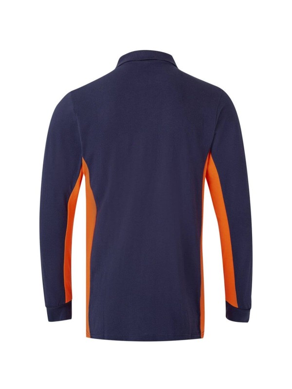 Polo Bicolor Manga Comprida S�rie 105514