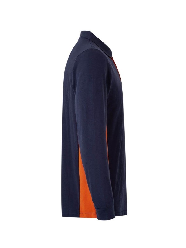 Polo Bicolor Manga Comprida S�rie 105514