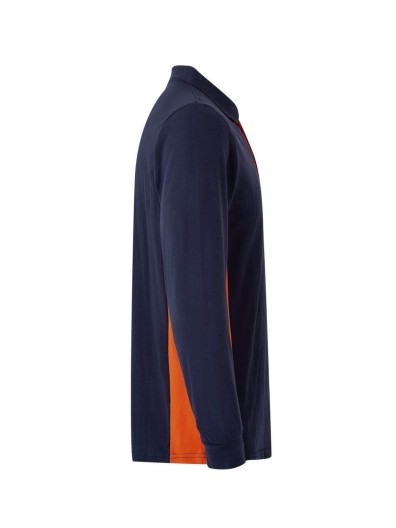 Polo Bicolor Manga Comprida S�rie 105514