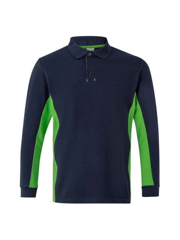 Polo Bicolor Manga Comprida S�rie 105514