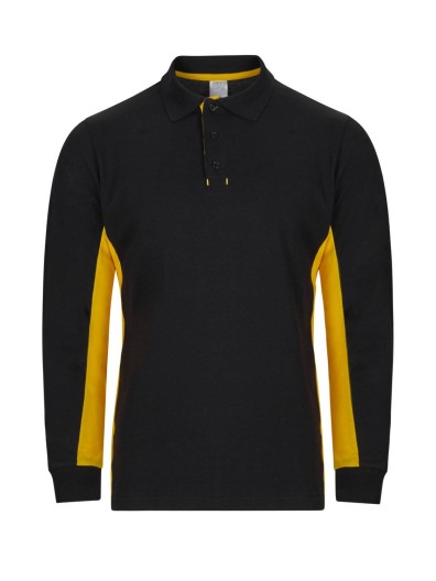 Polo Bicolor Manga Comprida S�rie 105514