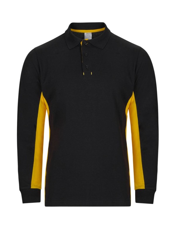Polo Bicolor Manga Comprida S�rie 105514