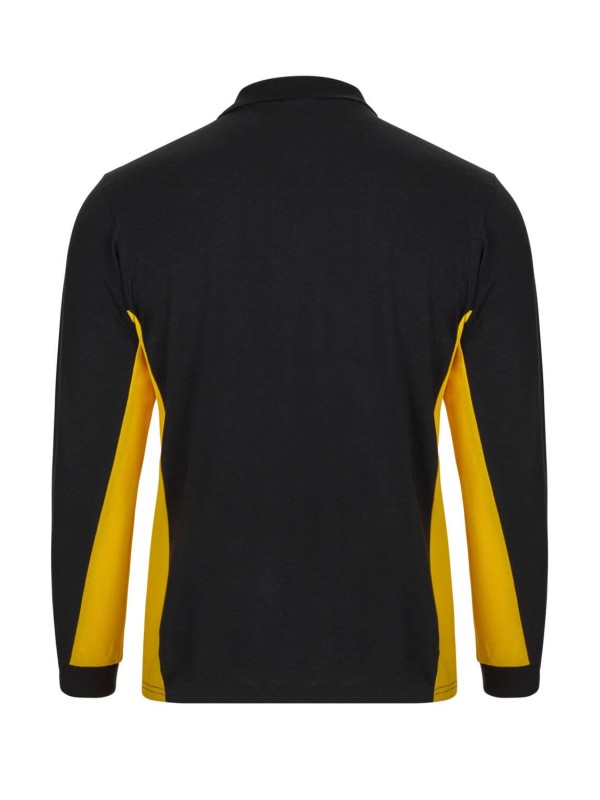 Polo Bicolor Manga Comprida S�rie 105514