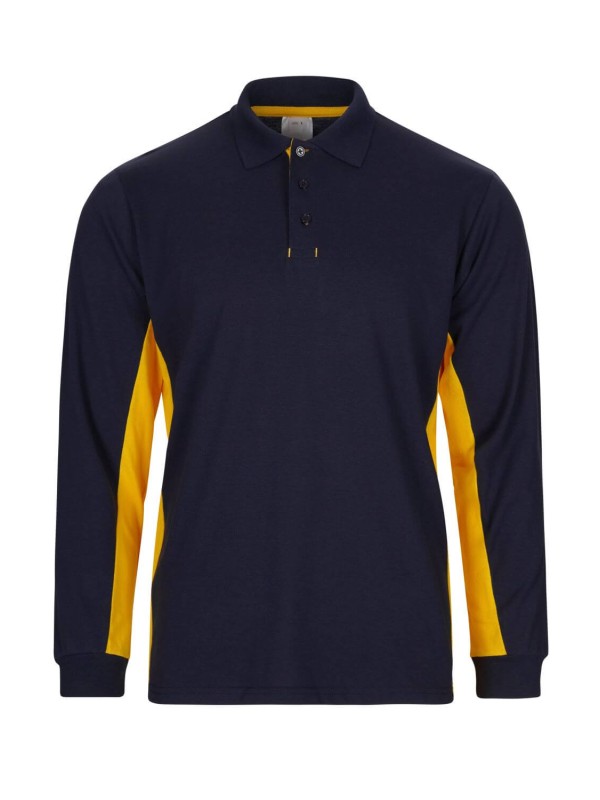 Polo Bicolor Manga Comprida S�rie 105514