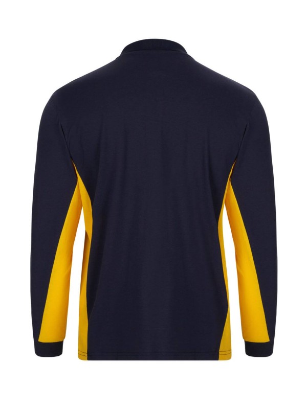 Polo Bicolor Manga Comprida S�rie 105514