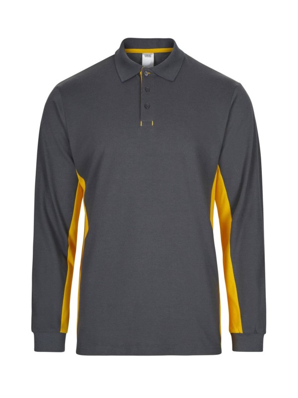 Polo Bicolor Manga Comprida S�rie 105514