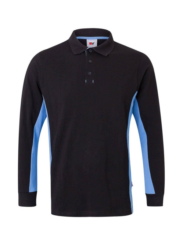 Polo Bicolor Manga Comprida S�rie 105514