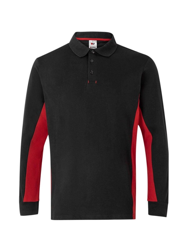 Polo Bicolor Manga Comprida S�rie 105514