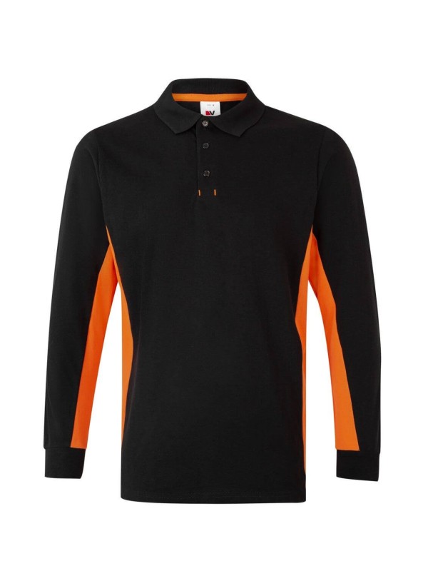 Polo Bicolor Manga Comprida S�rie 105514