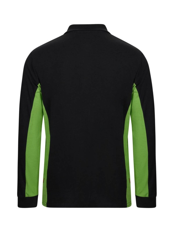 Polo Bicolor Manga Comprida S�rie 105514