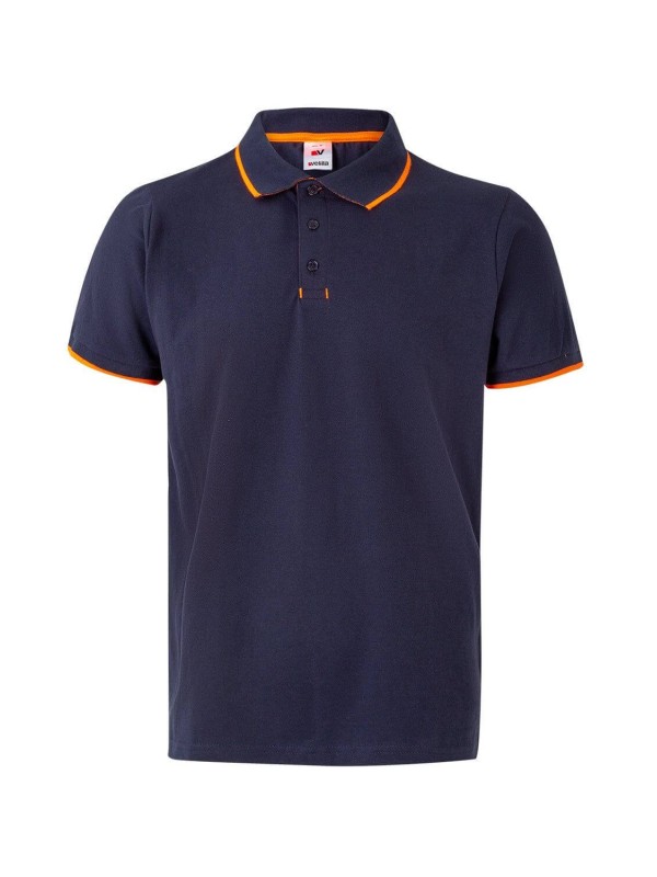 Polo Bicolor Manga Curta S�rie 105505