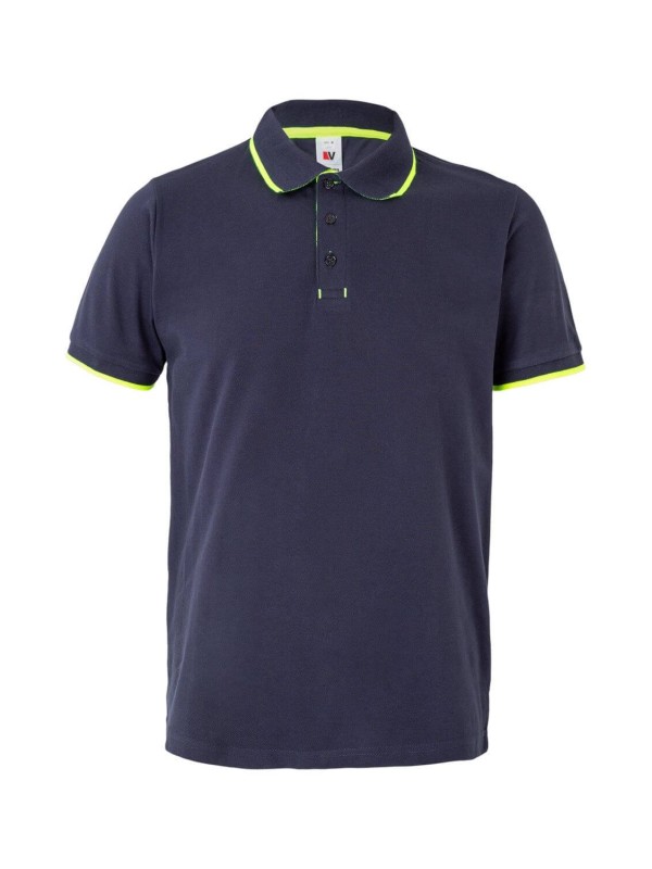 Polo Bicolor Manga Curta S�rie 105505