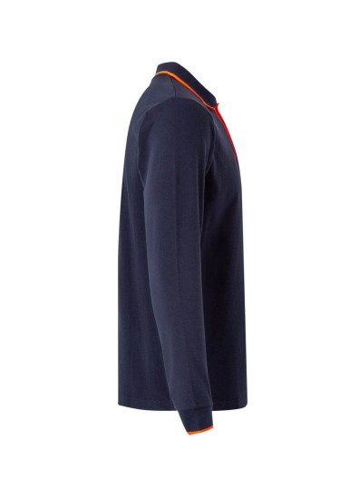 Polo Bicolor Manga Comprida S�rie 105515