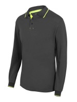 Polo Bicolor Manga Comprida S�rie 105515