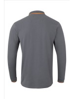 Polo Bicolor Manga Comprida S�rie 105515