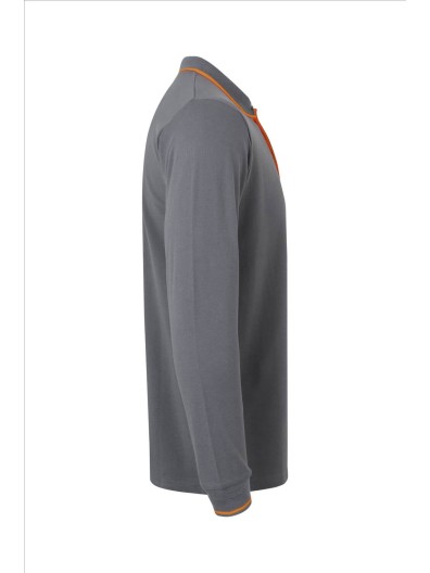 Polo Bicolor Manga Comprida S�rie 105515