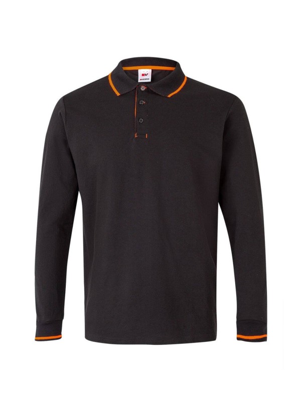 Polo Bicolor Manga Comprida S�rie 105515