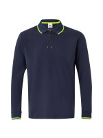 Polo Bicolor Manga Comprida S�rie 105515