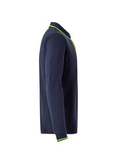 Polo Bicolor Manga Comprida S�rie 105515