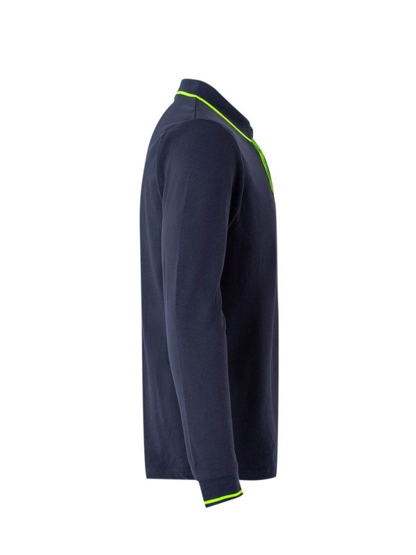Polo Bicolor Manga Comprida S�rie 105515