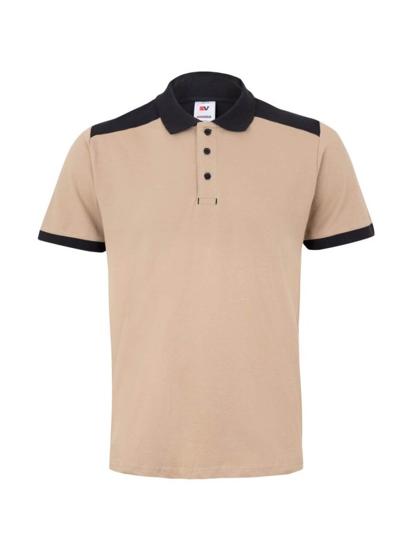 Polo Stretch Bicolor Manga Curta S�rie 105519S