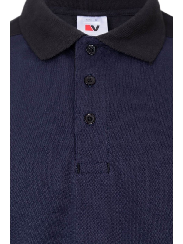 Polo Stretch Bicolor Manga Curta S�rie 105519S
