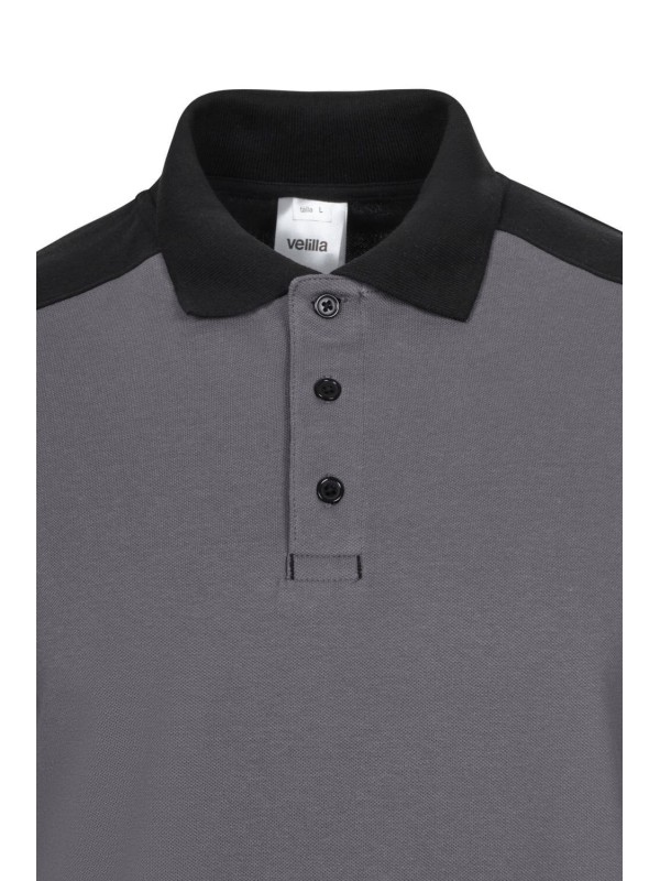 Polo Stretch Bicolor Manga Comprida S�rie 105529S