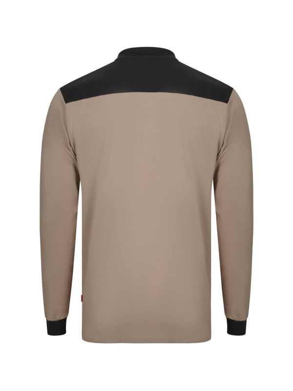 Polo Stretch Bicolor Manga Comprida S�rie 105529S