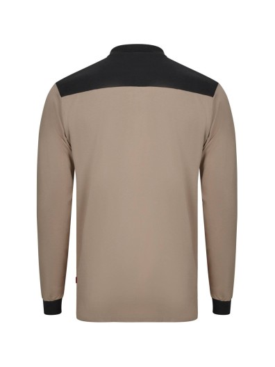 Polo Stretch Bicolor Manga Comprida S�rie 105529S