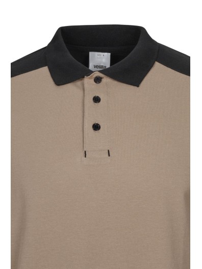 Polo Stretch Bicolor Manga Comprida S�rie 105529S