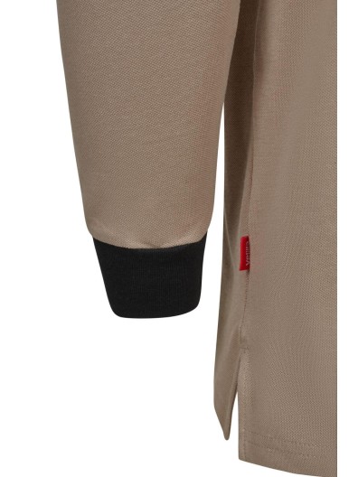 Polo Stretch Bicolor Manga Comprida S�rie 105529S