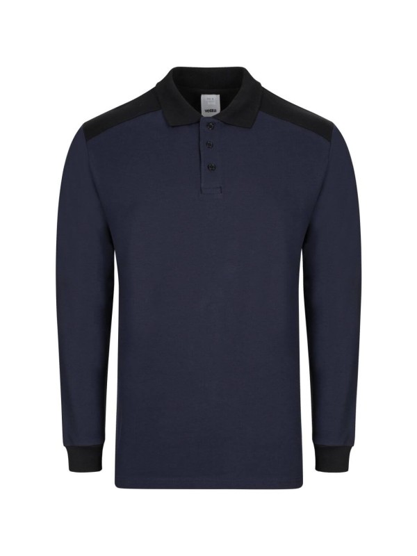 Polo Stretch Bicolor Manga Comprida S�rie 105529S