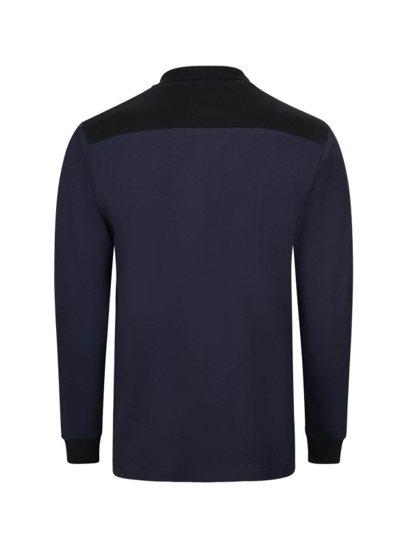 Polo Stretch Bicolor Manga Comprida S�rie 105529S