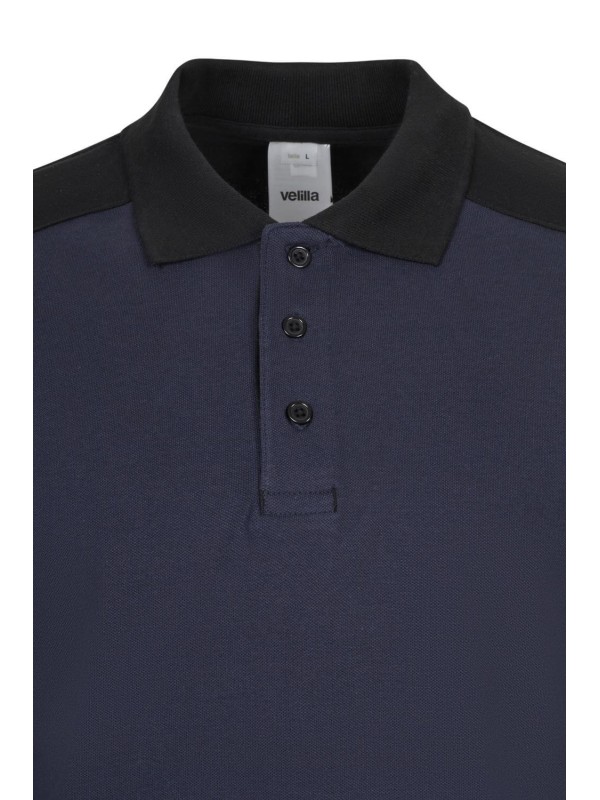 Polo Stretch Bicolor Manga Comprida S�rie 105529S