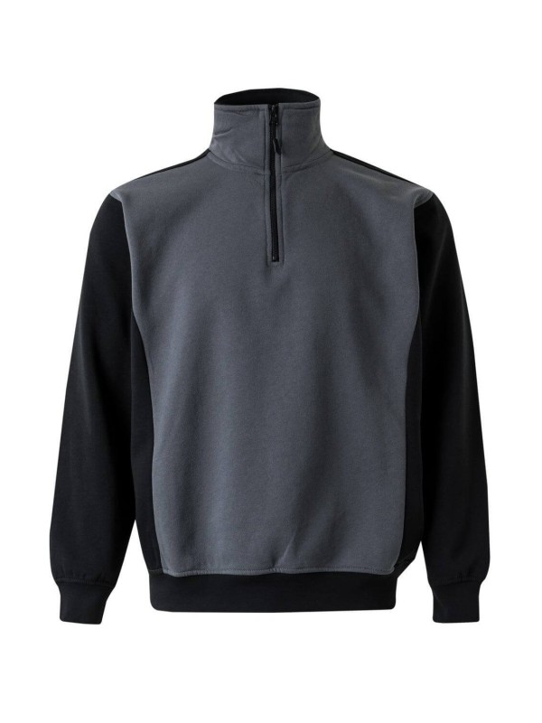 Sweatshirt Bicolor Meio Fecho S�rie 105703