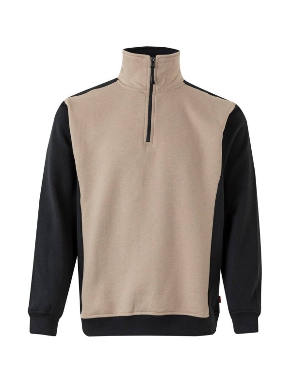 Sweatshirt Bicolor Meio Fecho S�rie 105703