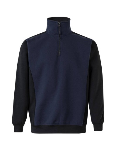 Sweatshirt Bicolor Meio Fecho S�rie 105703