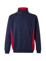 Sweatshirt Bicolor Meio Fecho S�rie 105704