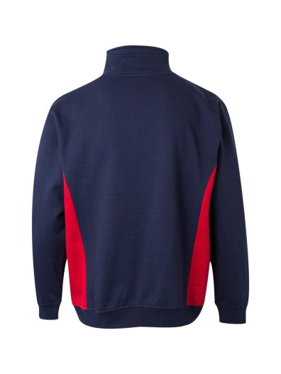 Sweatshirt Bicolor Meio Fecho S�rie 105704
