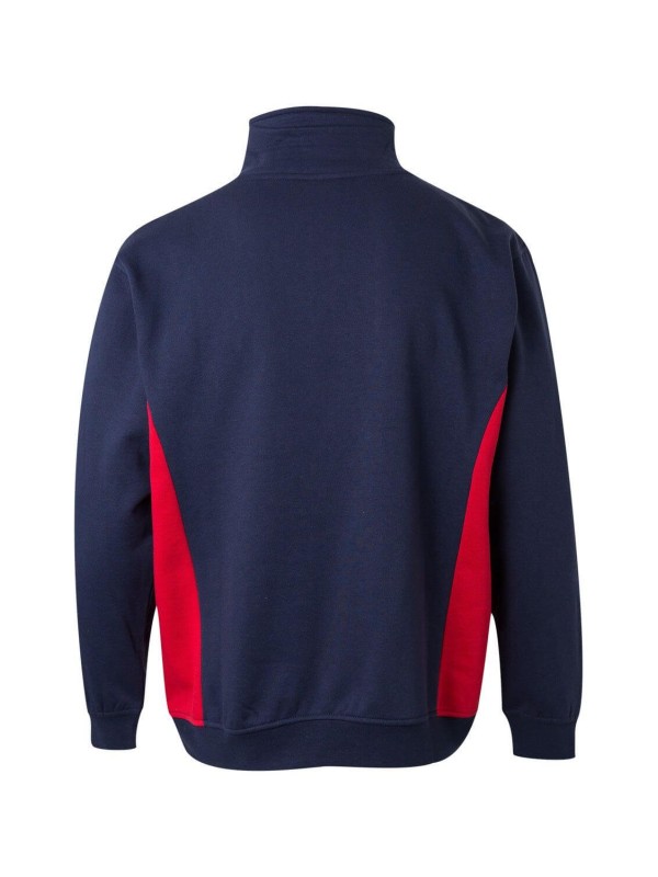 Sweatshirt Bicolor Meio Fecho S�rie 105704