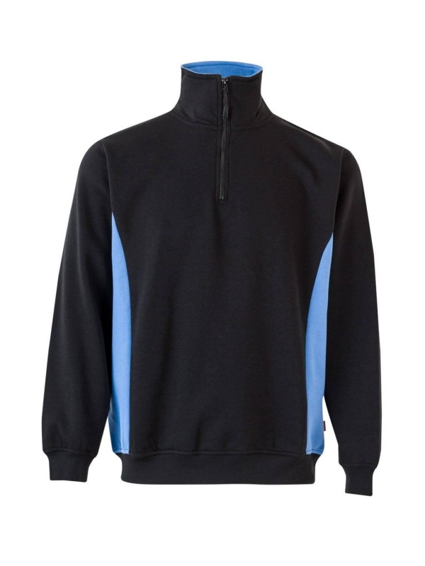Sweatshirt Bicolor Meio Fecho S�rie 105704